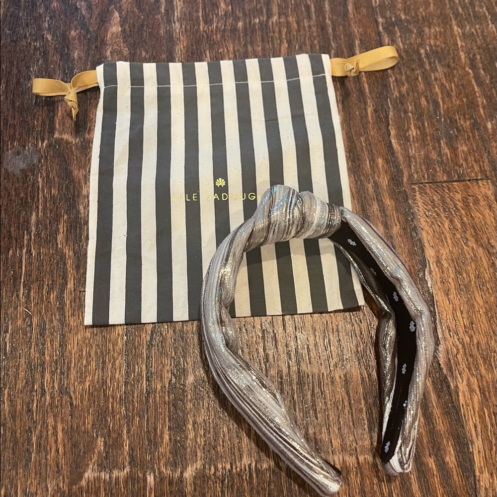 Lele Sadoughi shimmer headband
